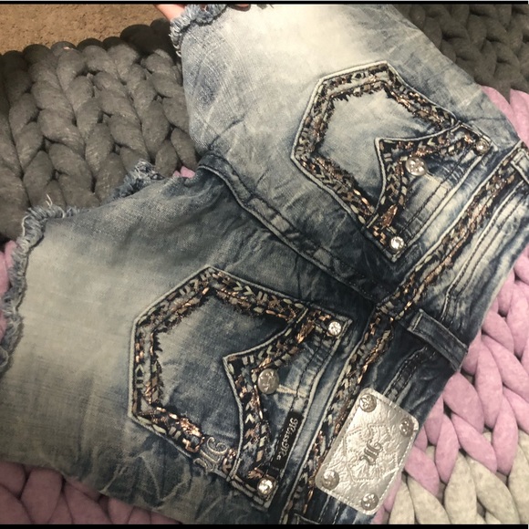 Miss me Frayed Stretch Short size 27 - Picture 2 of 9